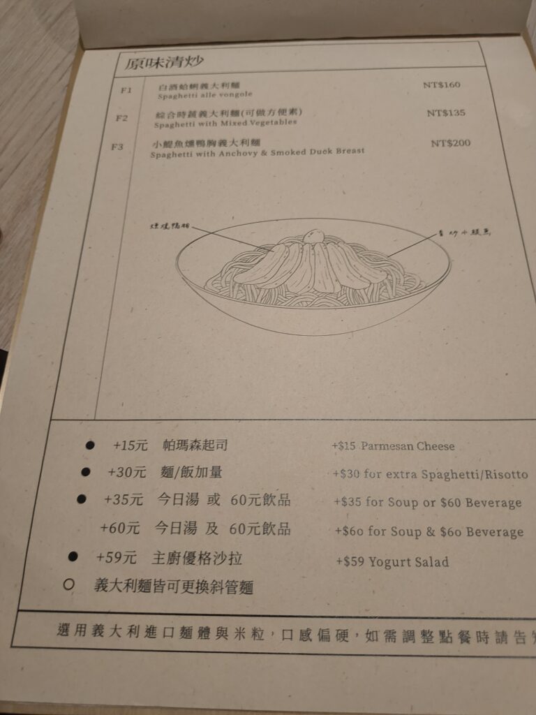 Italian restaurant-MAG Menu