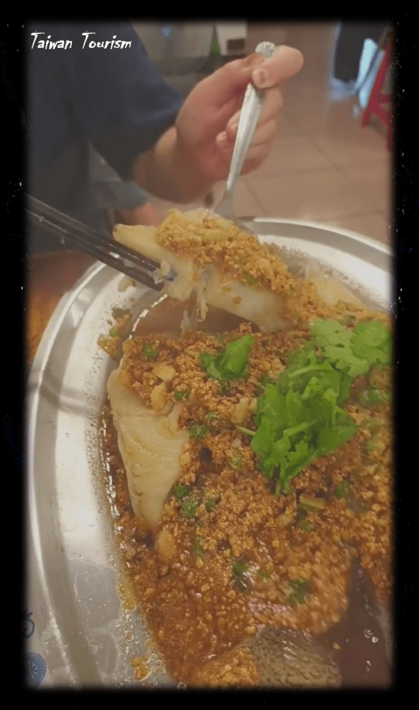 Cod with bean crisp